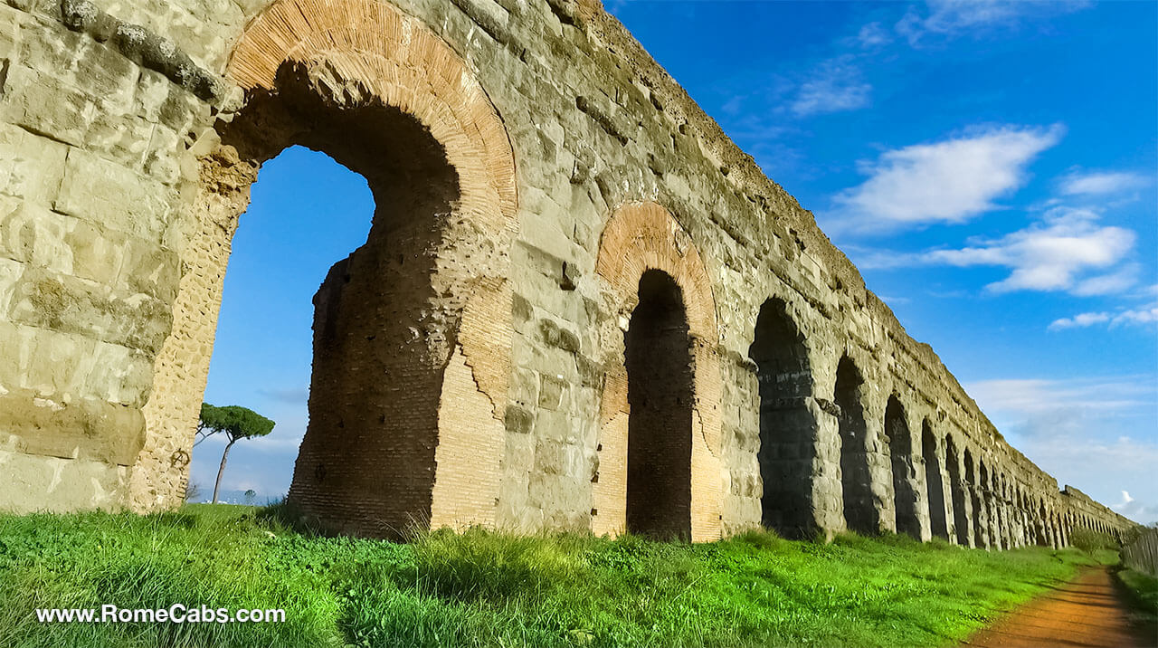 park of aqueducts Appian Way Park Via Appia tours from Rome