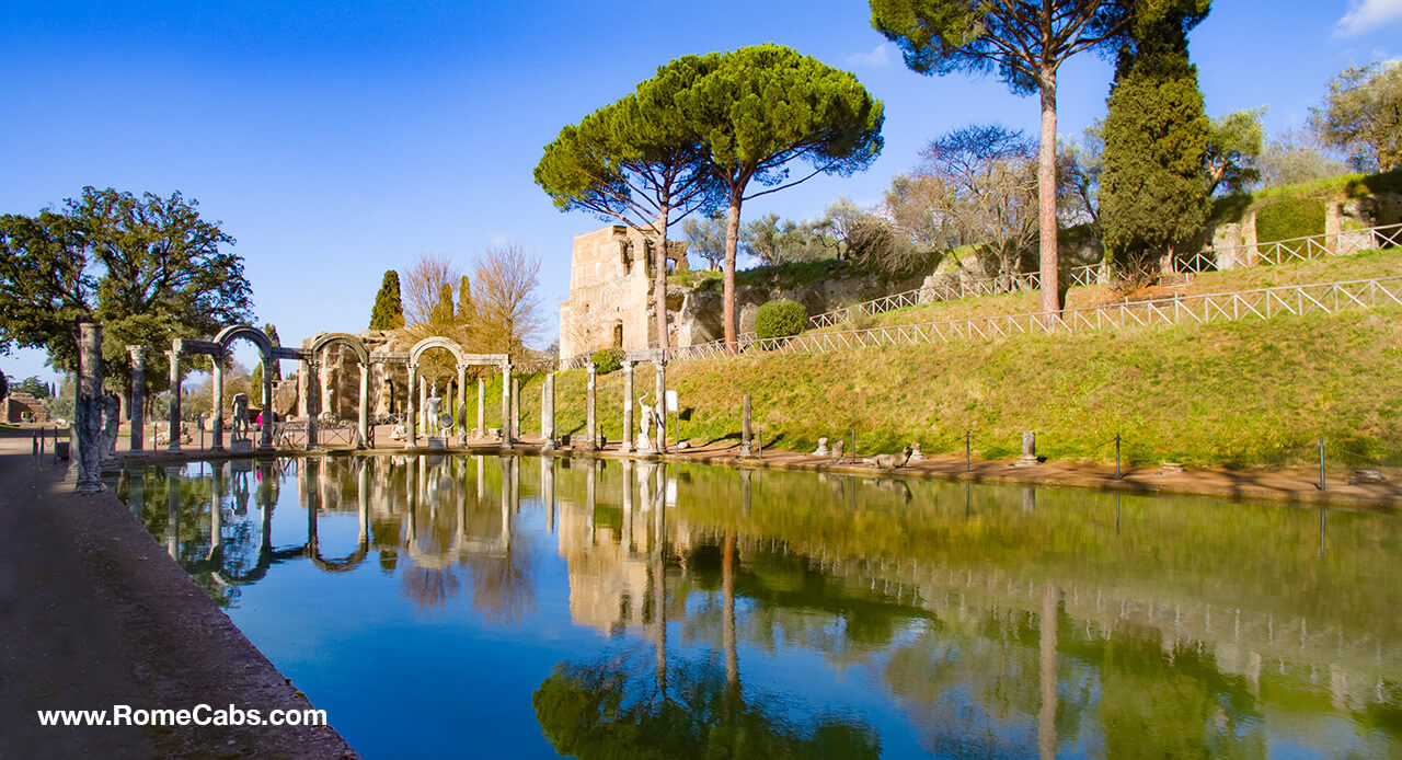 Canopus Hadrian's Villa day tours from Rome to Tivoli post cruise tours from Civitavecchia
