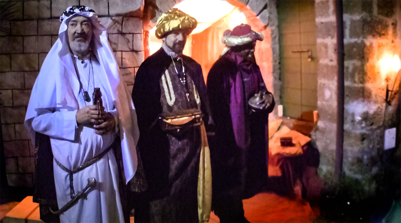 Living Nativity Scenes in Italy Christmas