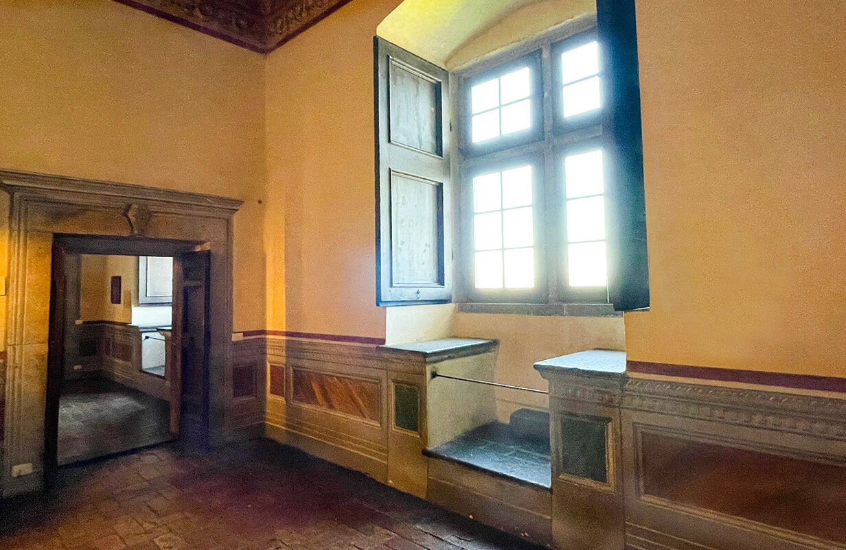 Windows in Bracciano Castle Guided Tour RomeCabs