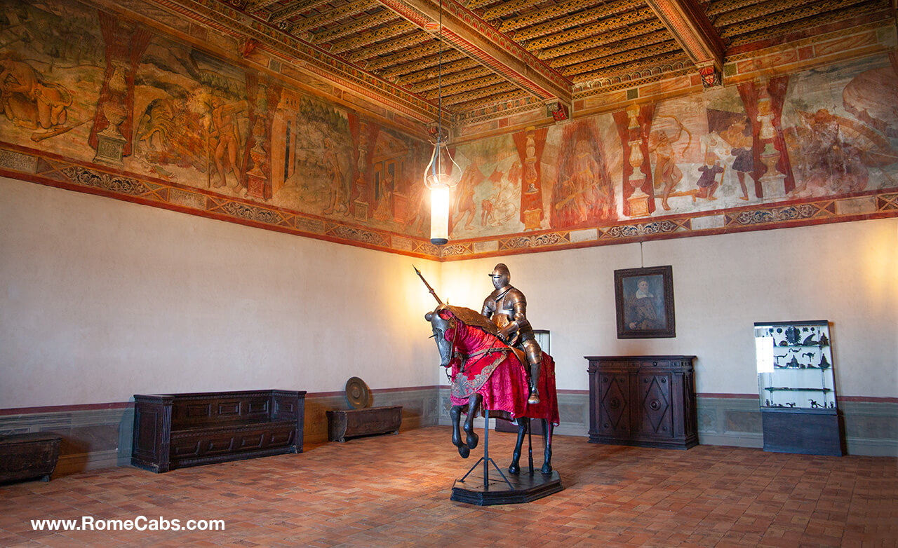 Hall of Hercules Sala dErcole Bracciano Castle Complete visitor guide