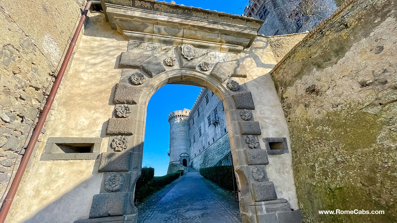 Ultimate Guide How to visit Bracciano Castle Castello Orsini Odescachi Main Gate