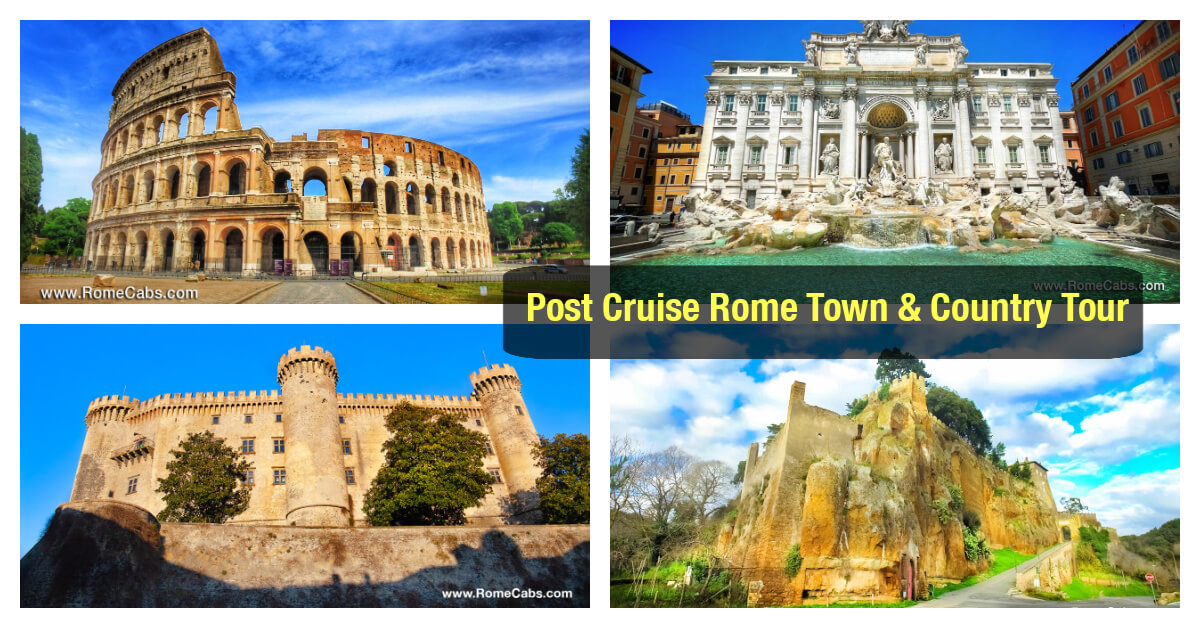 
POST-CRUISE ROME TOWN & COUNTRY TOUR