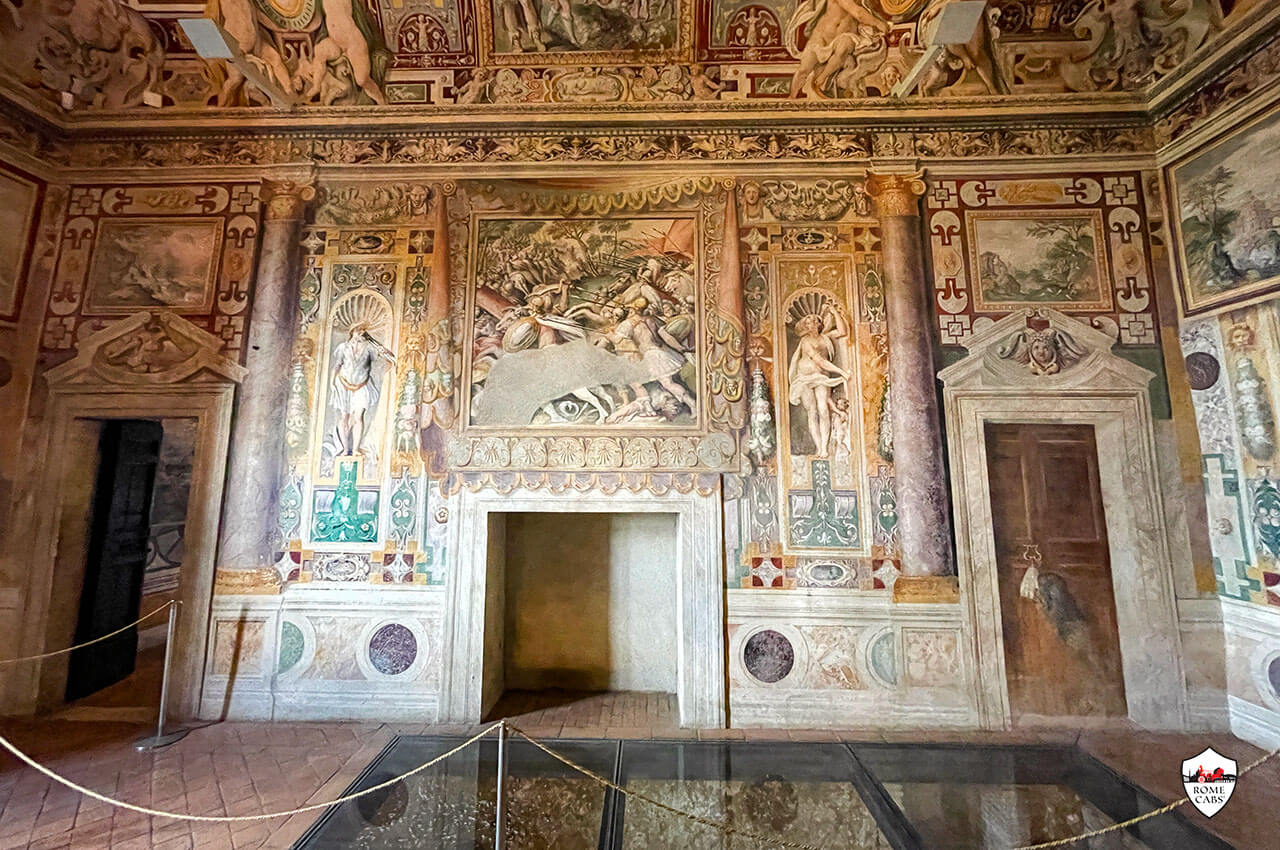 First Tiburtine Room Villa d'Este Guided tour from Rome Civitavecchia post cruise tour