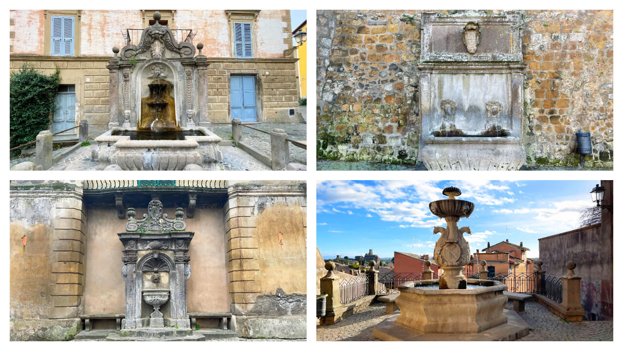 Fountains in Tuscania best things to see and do from Rome countryside tours