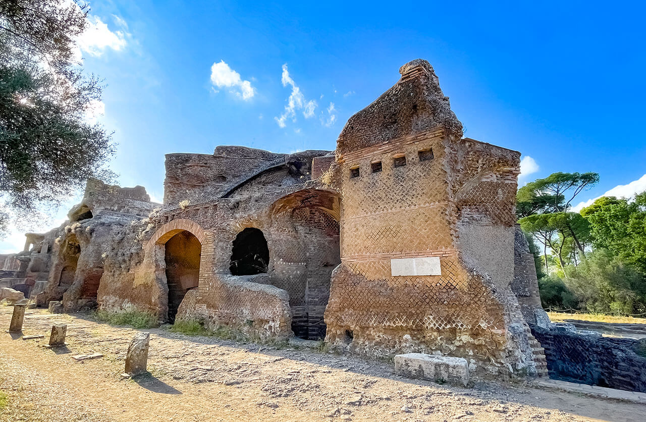 Greek and Latin Libraries Guide to Hadrian's Villa Must See Sites Tivoli tours