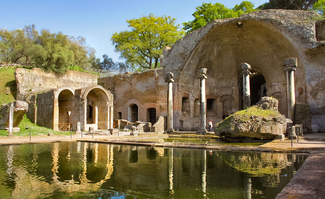 Serapeum Best things to see in Hadrian's Villa in Tivoli tours from Rome Cabs RomeCabs