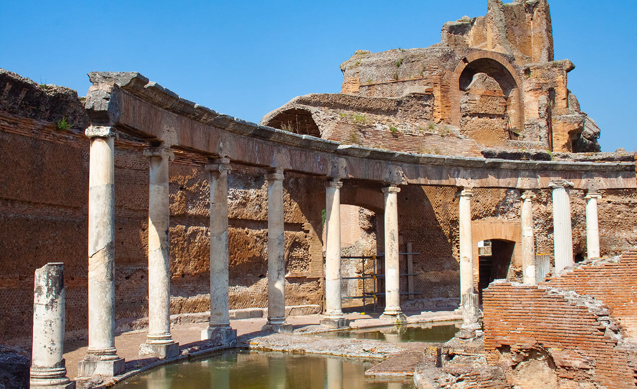 Maritime Theater Hadrian's Villa Adriana Best sites to see in Tivoli
