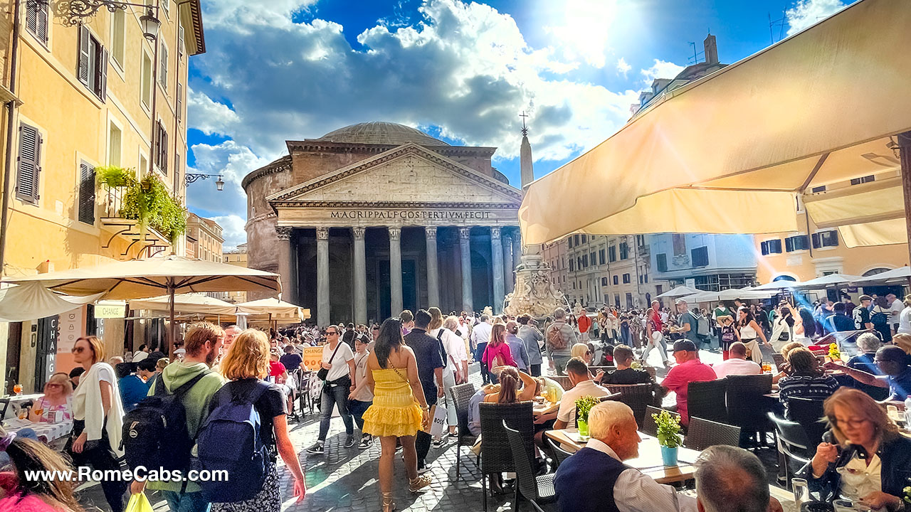 Piazza della Rotonda RomeCabs Rome tours