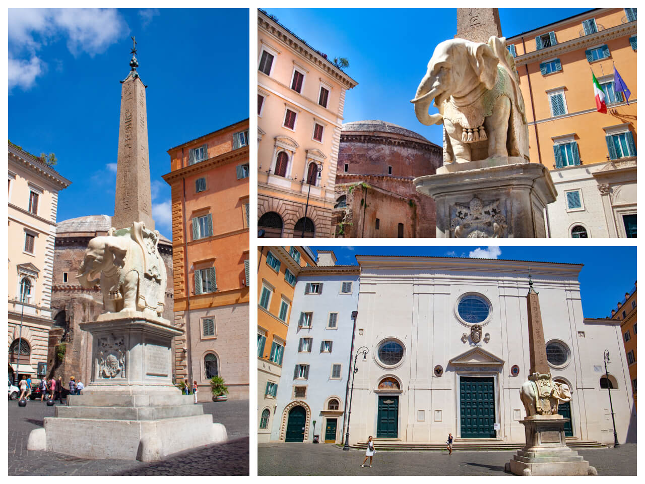 Santa Maria Sopra Minerva Gian Lorenzo Bernini Elephant with Obelisk