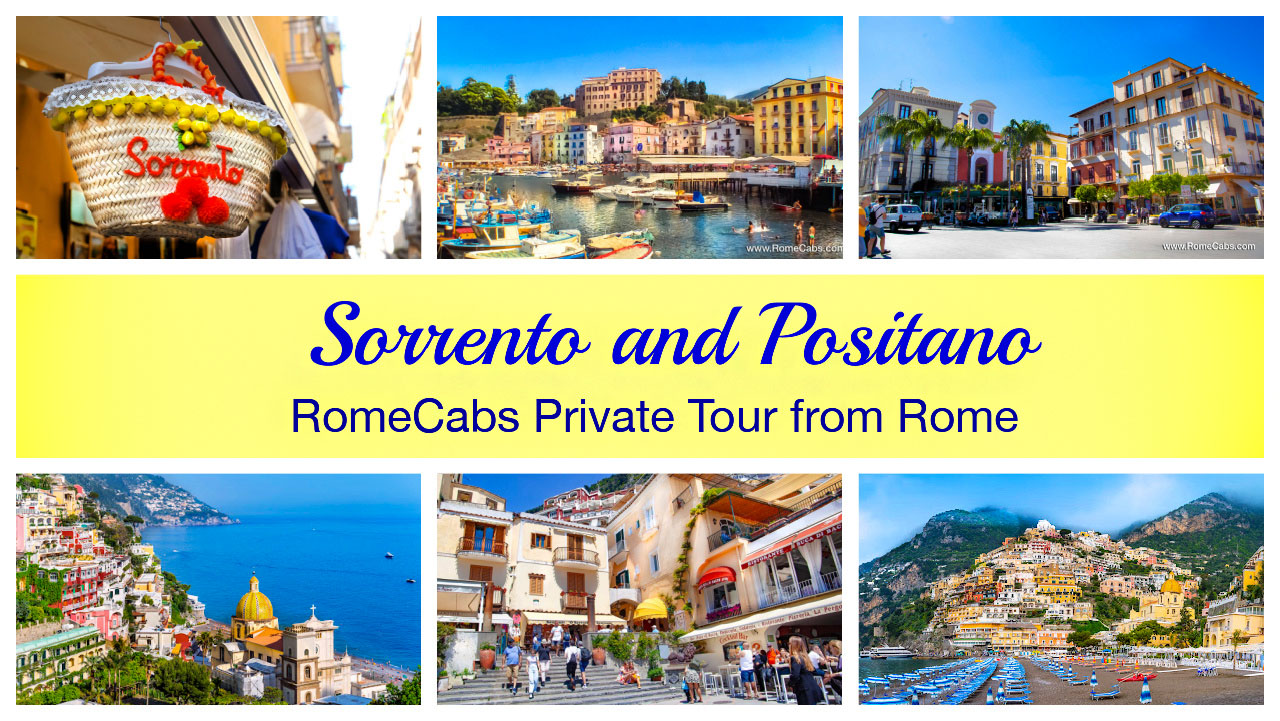  private day tour from Rome to Sorrento & Positano on the Amalfi Coast from Rome Cabs RomeCabs